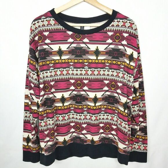 DIVIDED by H&M Southwest Sweatshirt - Picture 1 of 8